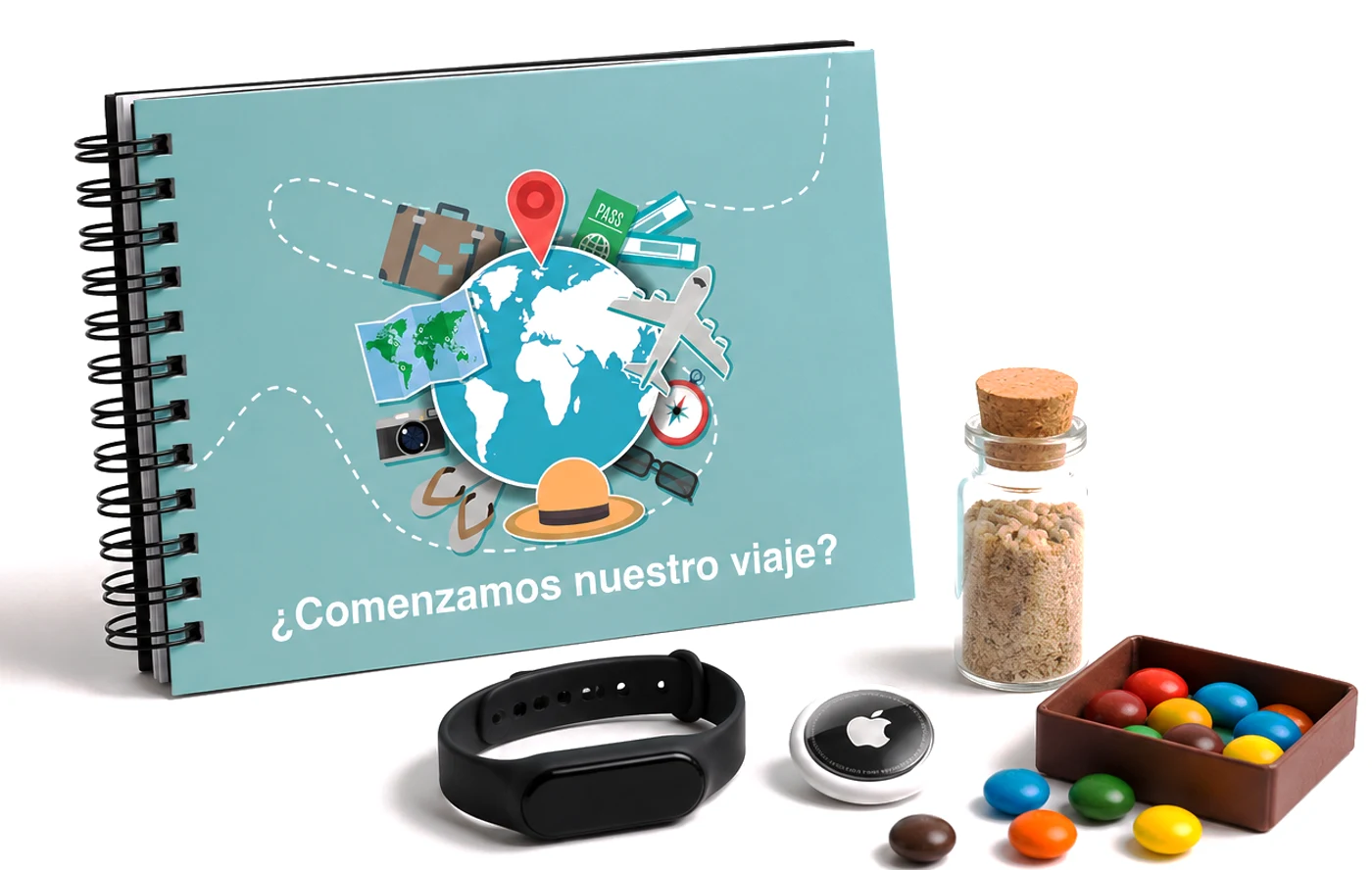 Un libro Gift Stories a medida junto a pequeños regalos: ¿Comenzamos nuestro viaje?